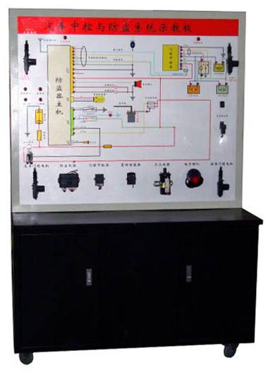 汽车中控与防盗系统示教板