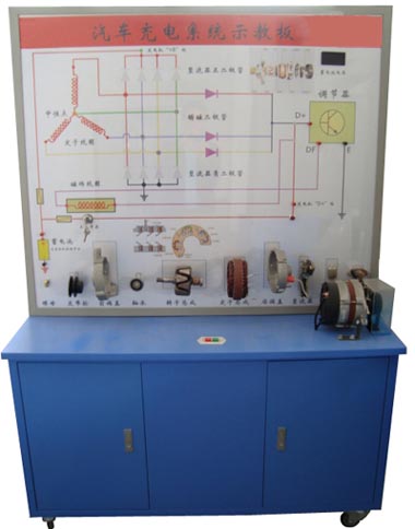 汽车充电系统示教板
