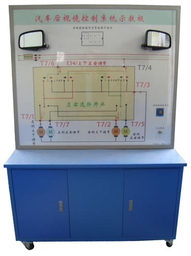 汽车电动后视镜示教板