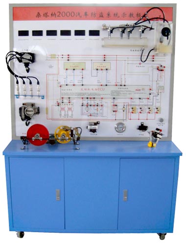 汽车发动机防盗系统示教板
